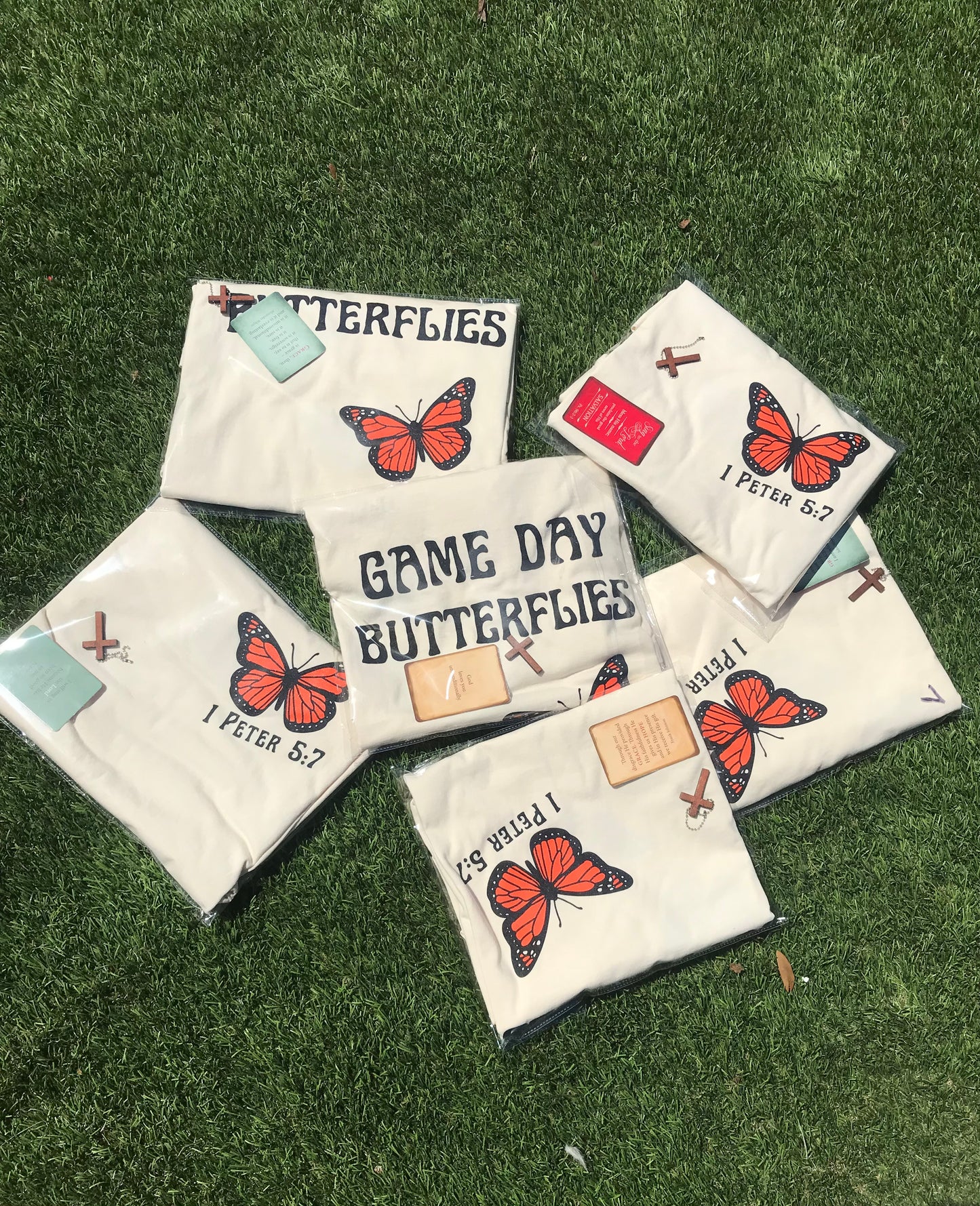 Game day butterfly shirt